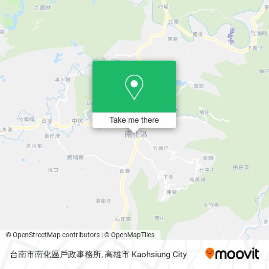 台南市南化區戶政事務所 map
