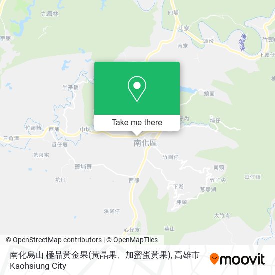 南化烏山 極品黃金果(黃晶果、加蜜蛋黃果) map