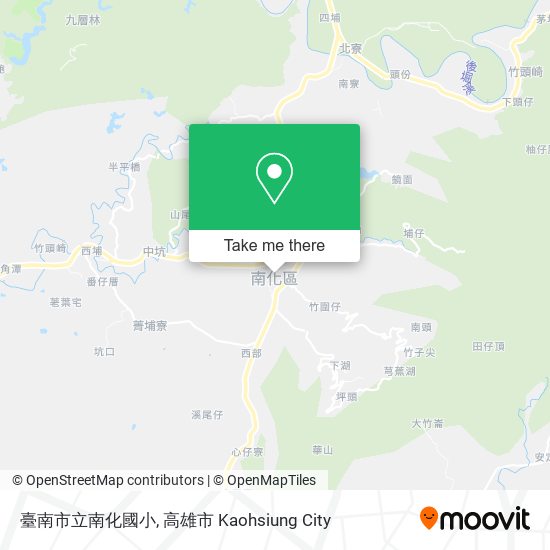 臺南市立南化國小 map