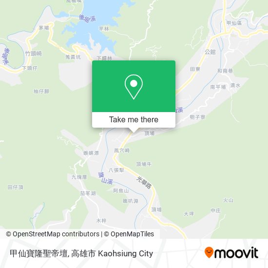 甲仙寶隆聖帝壇 map