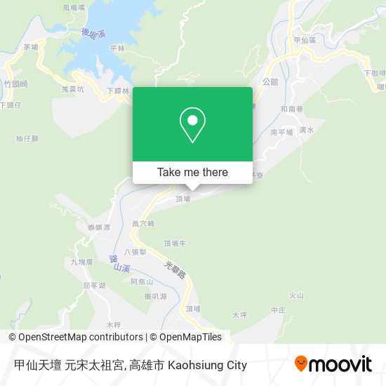 甲仙天壇 元宋太祖宮 map