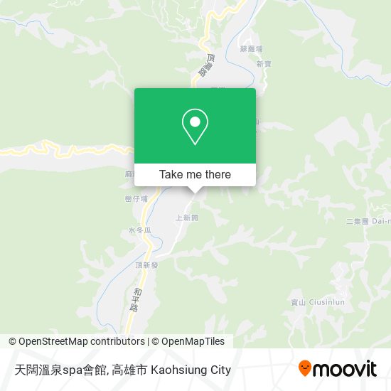 天闊溫泉spa會館 map