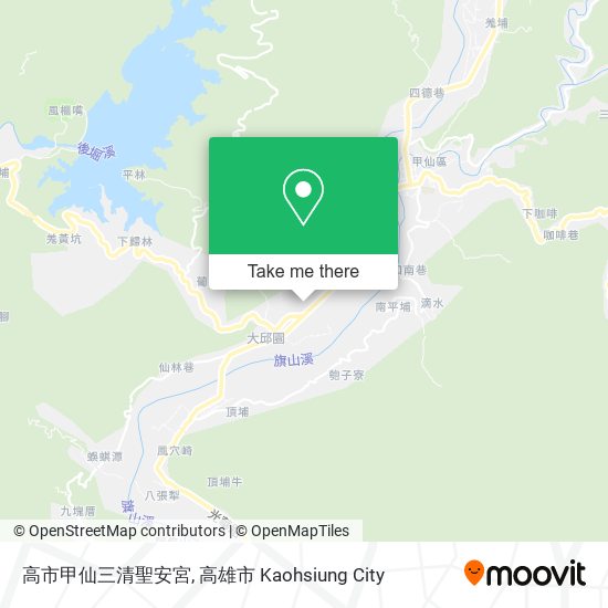 高市甲仙三清聖安宮地圖