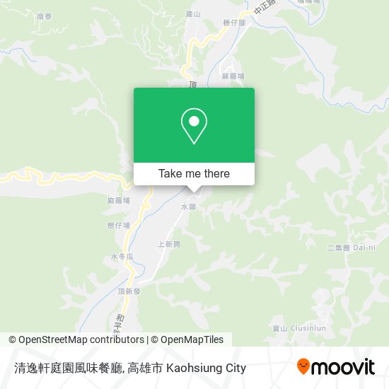 清逸軒庭園風味餐廳地圖