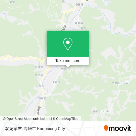 双龙瀑布 map