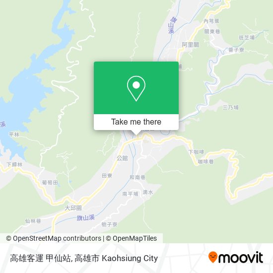 高雄客運 甲仙站 map