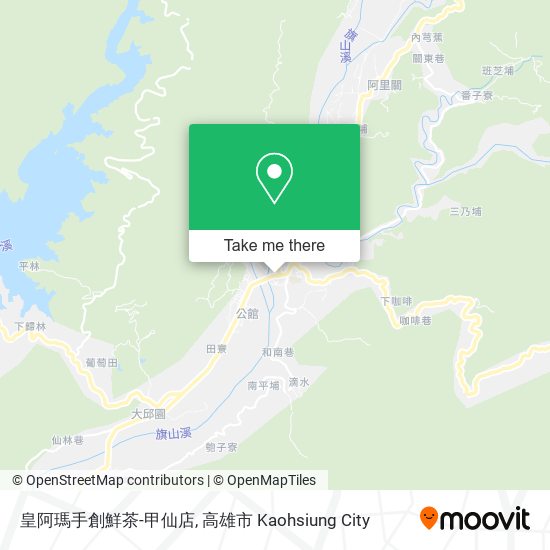 皇阿瑪手創鮮茶-甲仙店 map