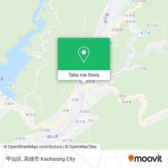 甲仙区 map