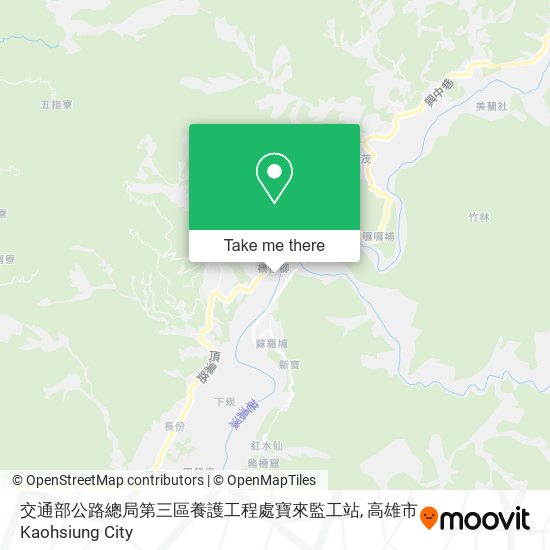 交通部公路總局第三區養護工程處寶來監工站 map