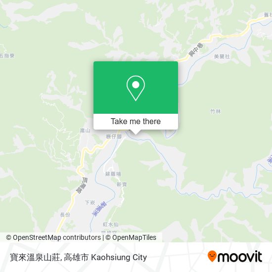 寶來溫泉山莊地圖