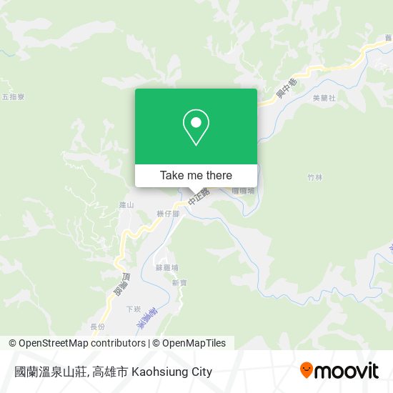國蘭溫泉山莊 map