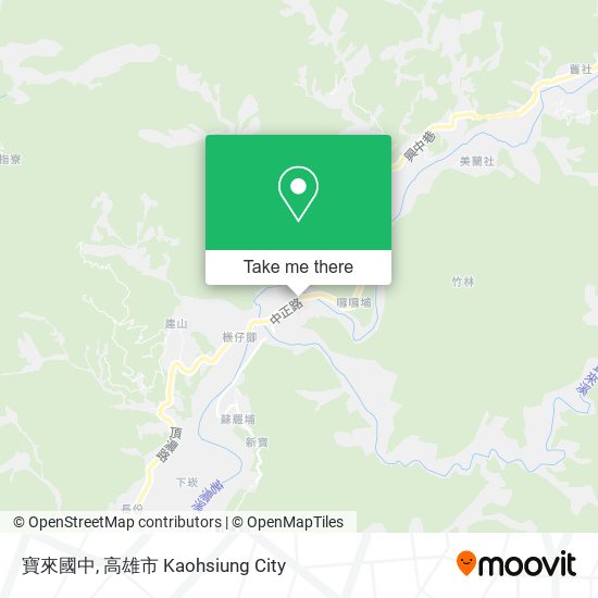 寶來國中 map
