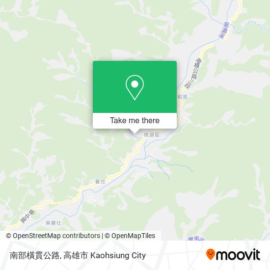 南部橫貫公路 map