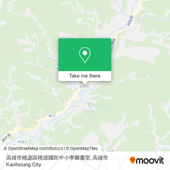 高雄市桃源區桃源國民中小學圖書室地圖