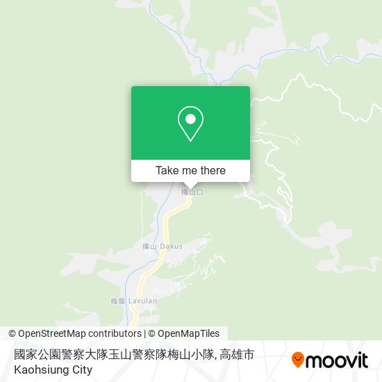 國家公園警察大隊玉山警察隊梅山小隊 map