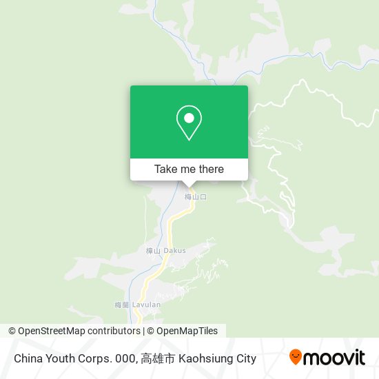 China Youth Corps. 000 map