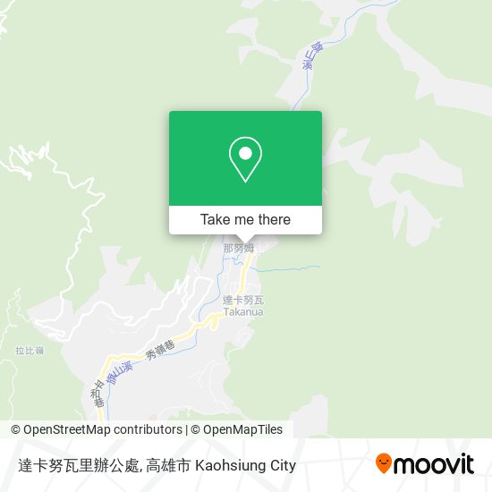 達卡努瓦里辦公處地圖