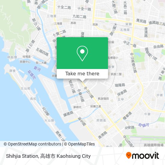 Shihjia Station map
