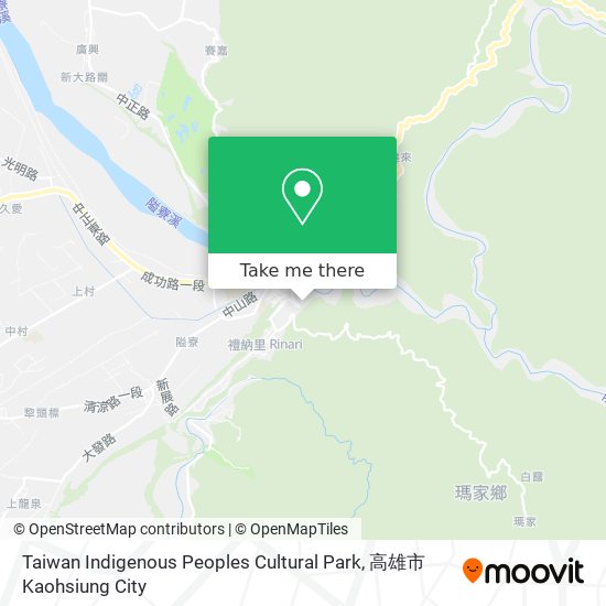 Taiwan Indigenous Peoples Cultural Park map