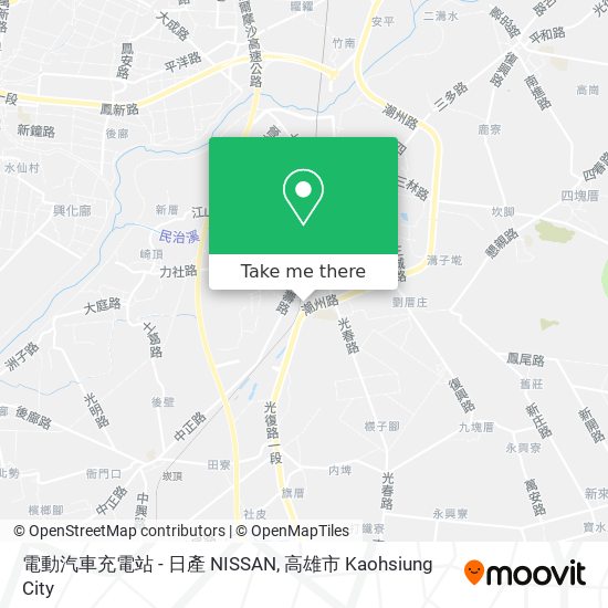 電動汽車充電站 - 日產 NISSAN map