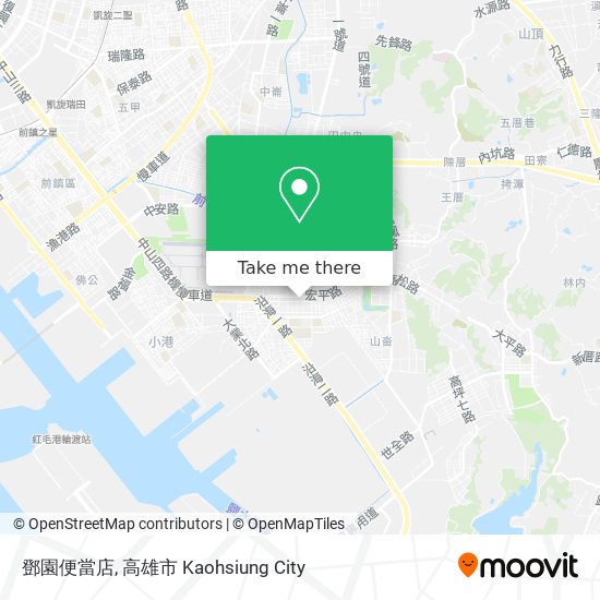 鄧園便當店 map