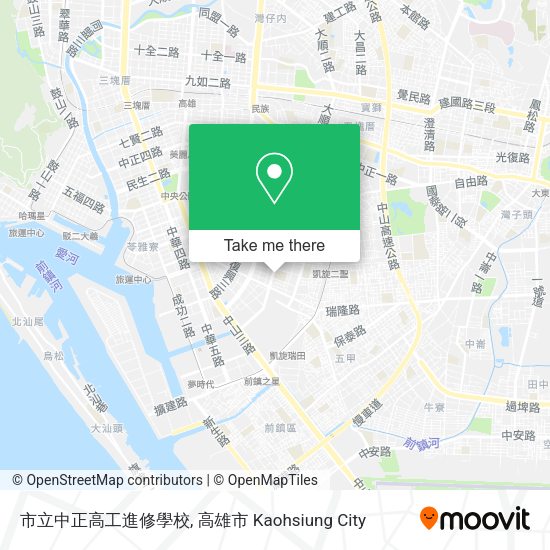 市立中正高工進修學校 map