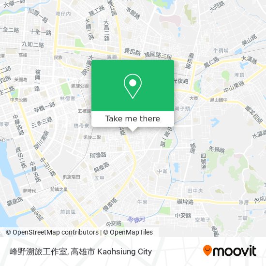 峰野溯旅工作室地圖