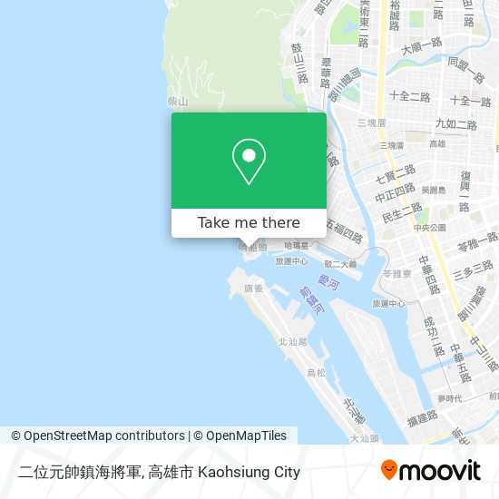 二位元帥鎮海將軍 map