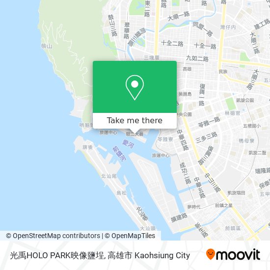 光禹HOLO PARK映像鹽埕地圖