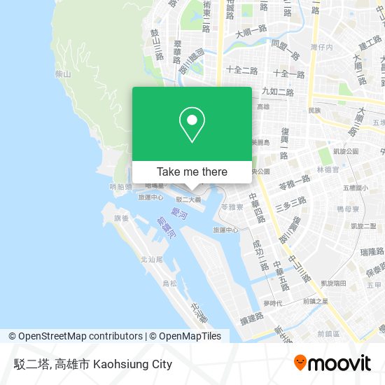 駁二塔地圖