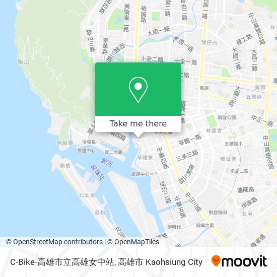 C-Bike-高雄市立高雄女中站 map