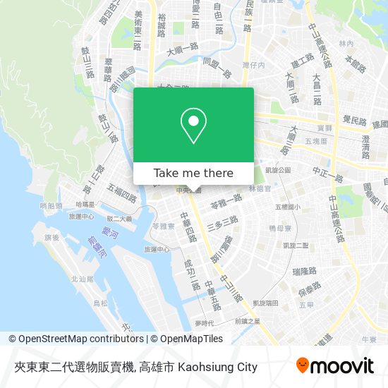 夾東東二代選物販賣機地圖