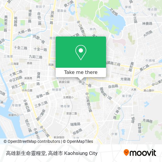 高雄新生命靈糧堂地圖