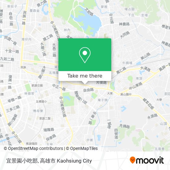 宜景園小吃部地圖