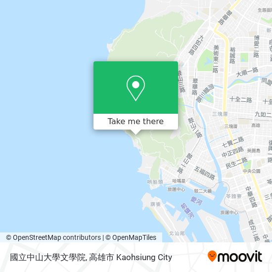 國立中山大學文學院地圖