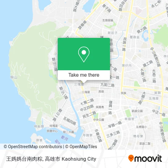 王媽媽台南肉粽 map