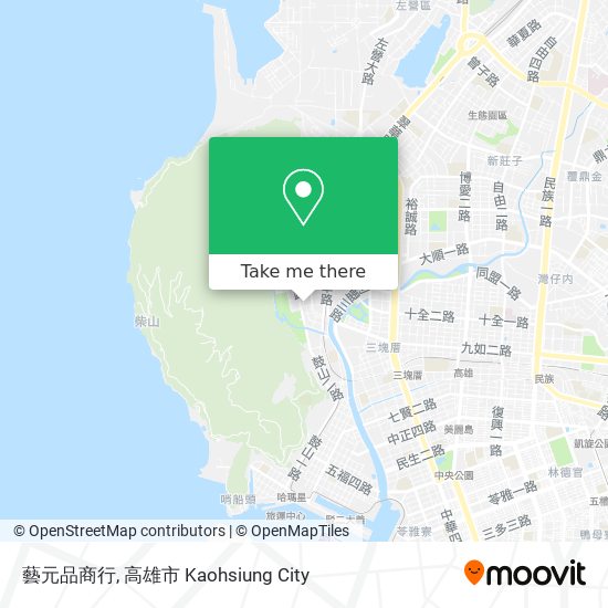 藝元品商行 map