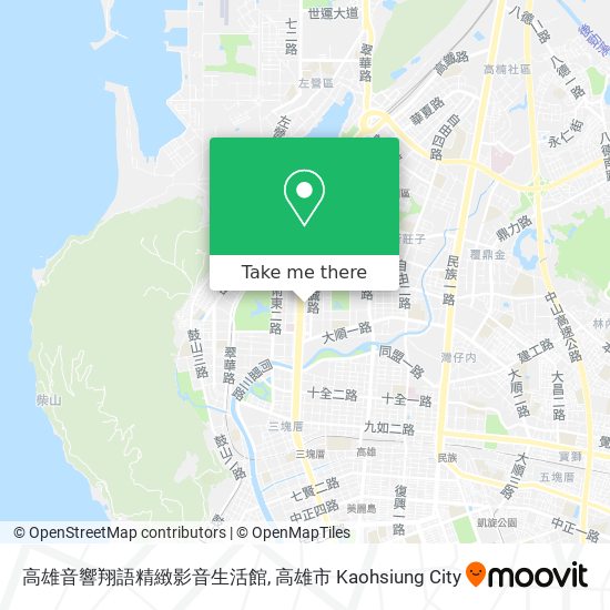 高雄音響翔語精緻影音生活館地圖