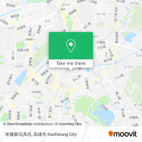 米朧家玩具坊地圖