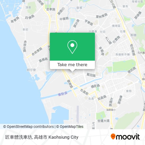 匠車體洗車坊地圖