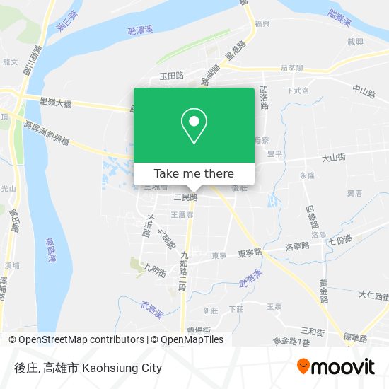 後庄地圖