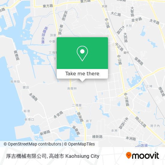 厚吉機械有限公司地圖