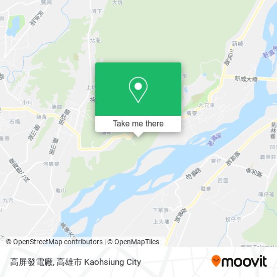 高屏發電廠 map