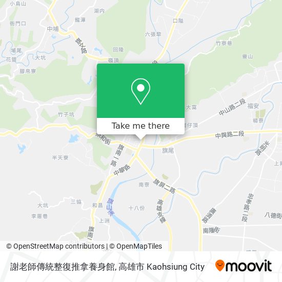 謝老師傳統整復推拿養身館地圖