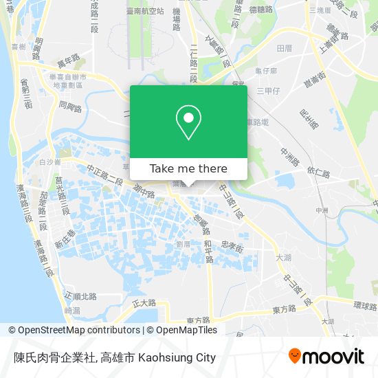 陳氏肉骨企業社地圖