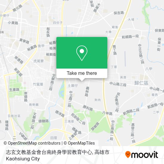 志玄文教基金會台南終身學習教育中心地圖