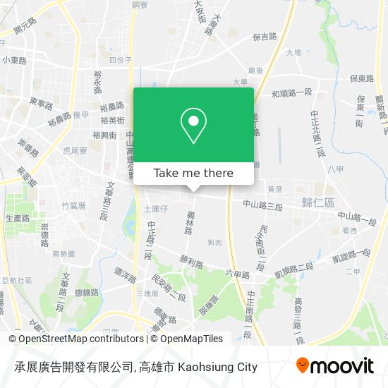 承展廣告開發有限公司 map