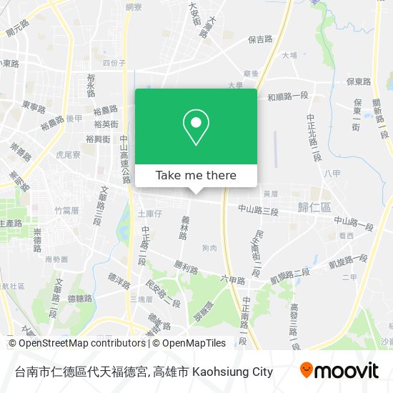 台南市仁德區代天福德宮 map