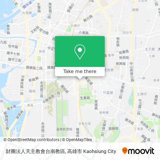 財團法人天主教會台南教區 map
