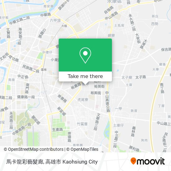 馬卡龍彩藝髮廊地圖